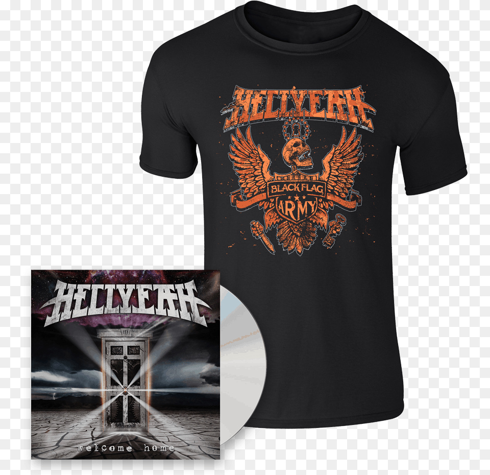 Hellyeah Welcome Home Album, Clothing, T-shirt, Shirt Png