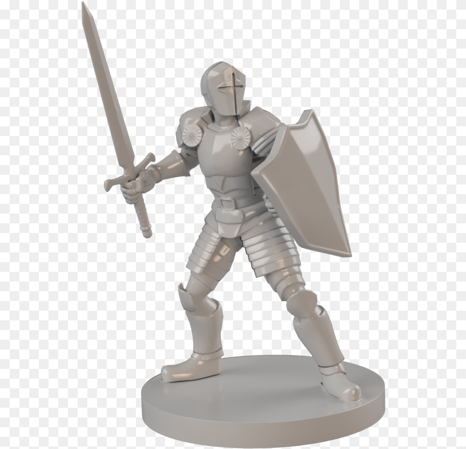 Helmed Paladin Figurine Figurine, Baby, Person, Armor Free Png