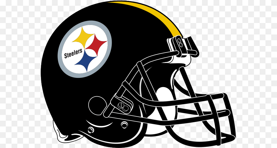 Helmet Clipart Pittsburgh Steelers Pittsburgh Steelers Logo Helmet, American Football, Sport, Football, Playing American Football Png Image