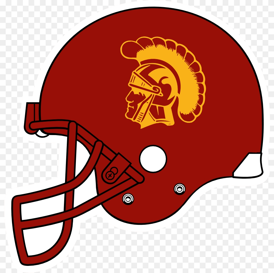 Helmet Clipart Usc Atlanta Falcons Helmet Clipart, American Football, Football, Person, Playing American Football Png Image