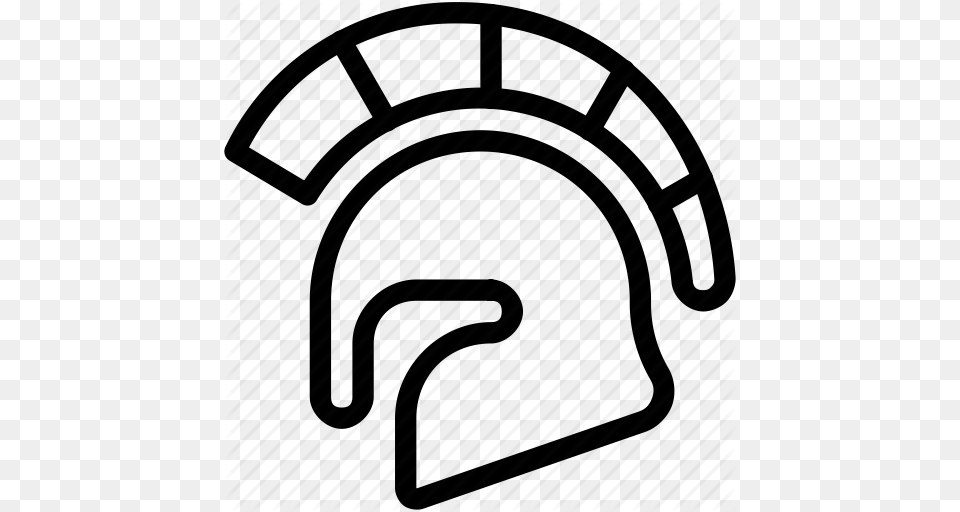 Helmet History Spartan Icon Free Png Download