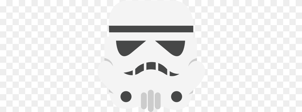 Helmet Mask Starwars Storm Trooper Star Wars Icon Mask, Stencil, Head, Person, Face Free Png Download