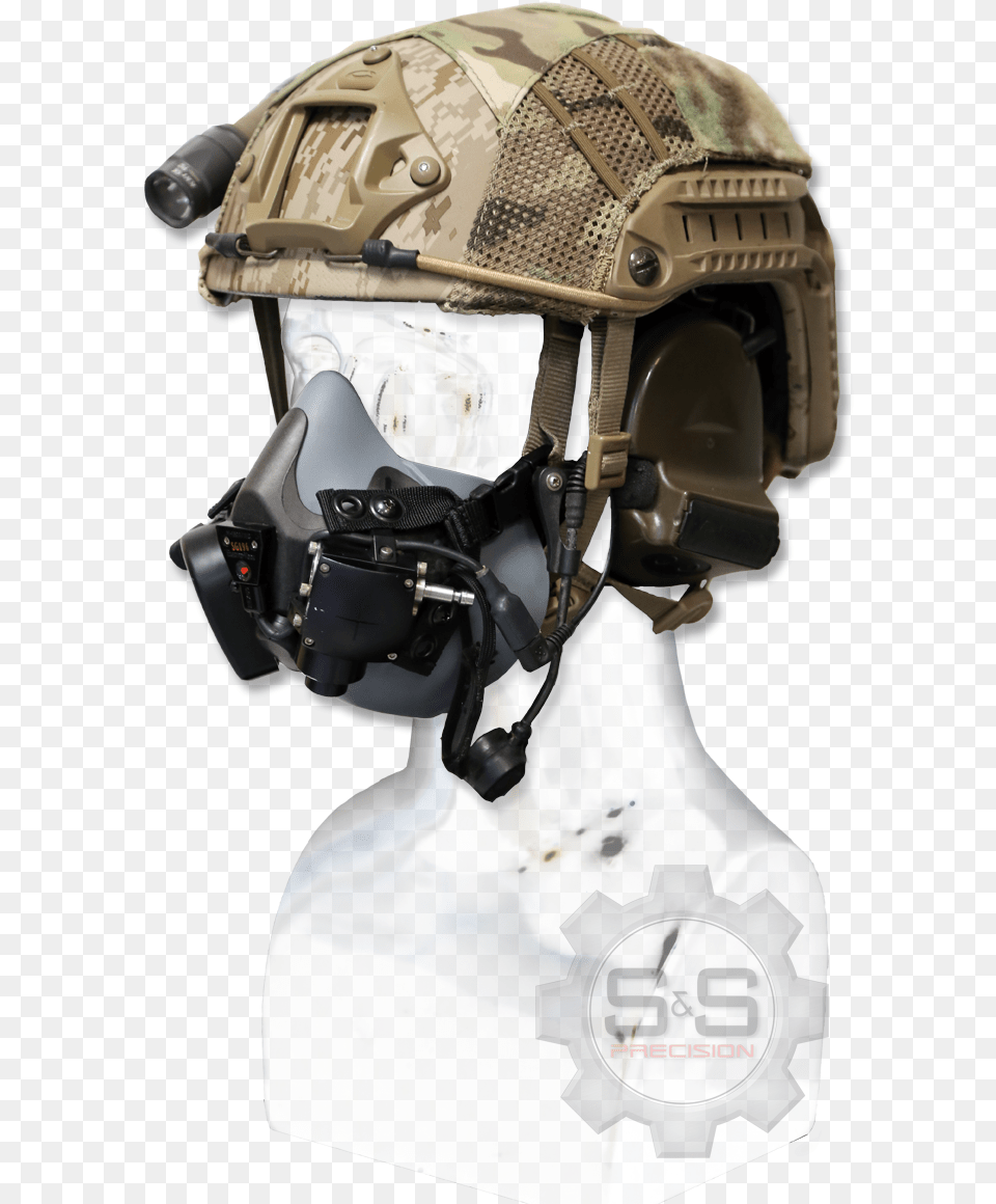 Helmet Mount Wire Lower Mask Google Search Skydiving Oxygen Mask Helmet, Crash Helmet, Clothing, Hardhat, Adult Png Image