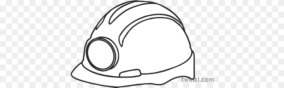 Helmet Small Icon Mining In South Africa Ks1 Black And White Rgb Dot, Clothing, Hardhat Free Png