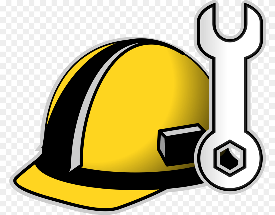 Helmetcapyellow Hard Hat Clip Art, Clothing, Hardhat, Helmet, Device Free Png Download