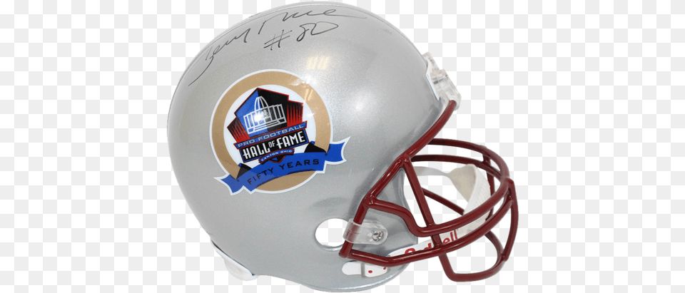 Helmets Jerry Rice Signed Helmet Hof F S Hologram Coa, American Football, Football, Football Helmet, Sport Free Png