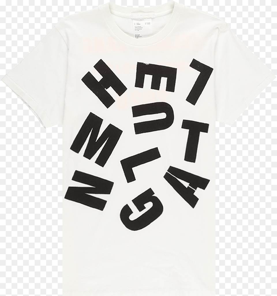 Helmut Lang X Marc Hundley T Shirt Active Shirt, Clothing, T-shirt Free Png