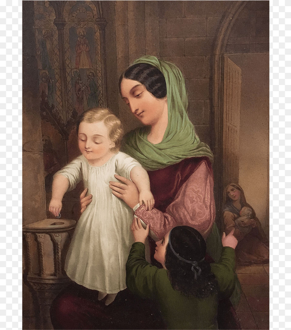 Heloise Suzanne Leloir 1820 1873 French Illustrator Hlose Suzanne Leloir, Art, Painting, Child, Person Png