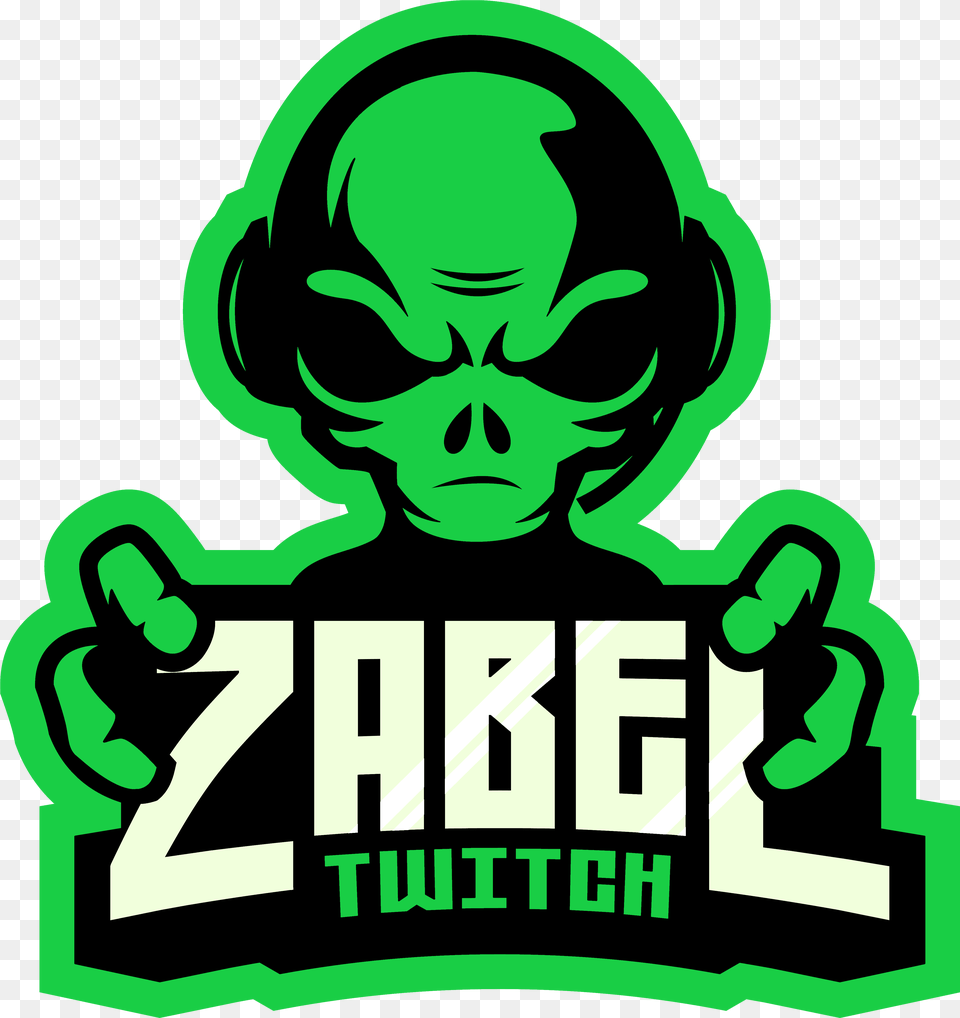 Help A Streamer With Twitch Prime Clip Art, Green, Alien, Face, Head Free Png Download