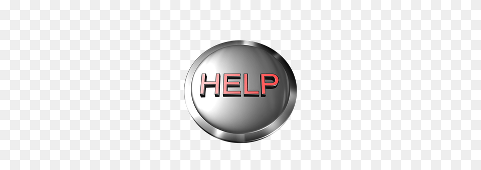 Help Button Logo, Emblem, Symbol, Badge Free Transparent Png