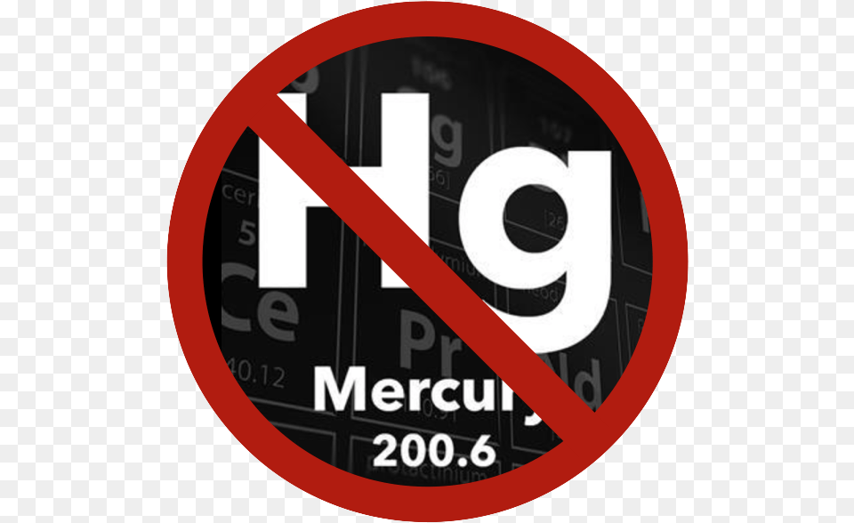 Help Get The Mercury Out Fund Element 80 Periodic Table, Sign, Symbol, Road Sign, Disk Png Image