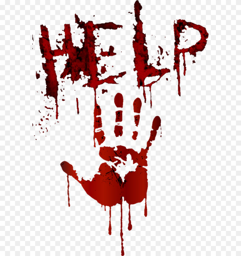 Help Helpme Ayuda Ayudame Scary Terror Sangre Forensics Bloody Hand, Adult, Female, Person, Woman Png