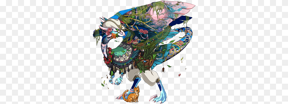 Help Me Dress A Gardener Dragon Share Flight Rising Fictional Character Png Image