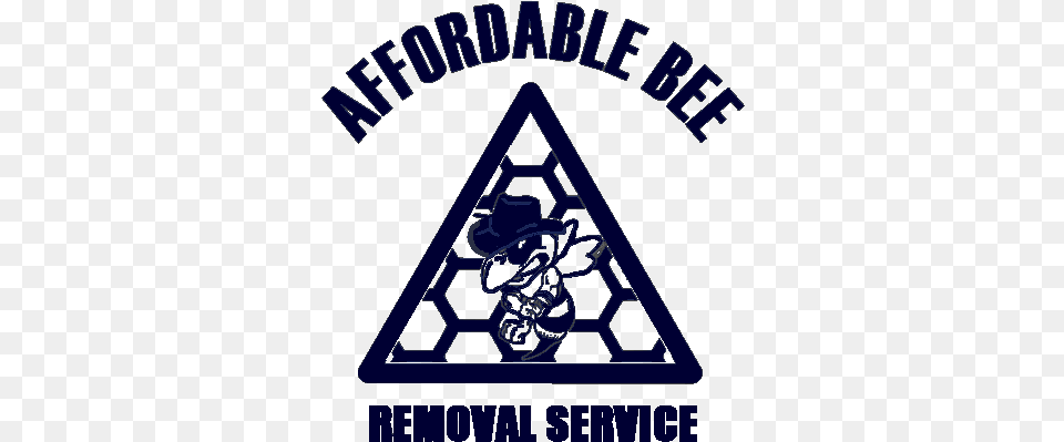 Help Us Save The Bees Logo, Symbol, Triangle, Emblem, Blackboard Png Image