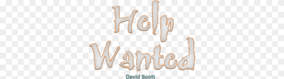 Help Wanted Calligraphy, Text Png Image