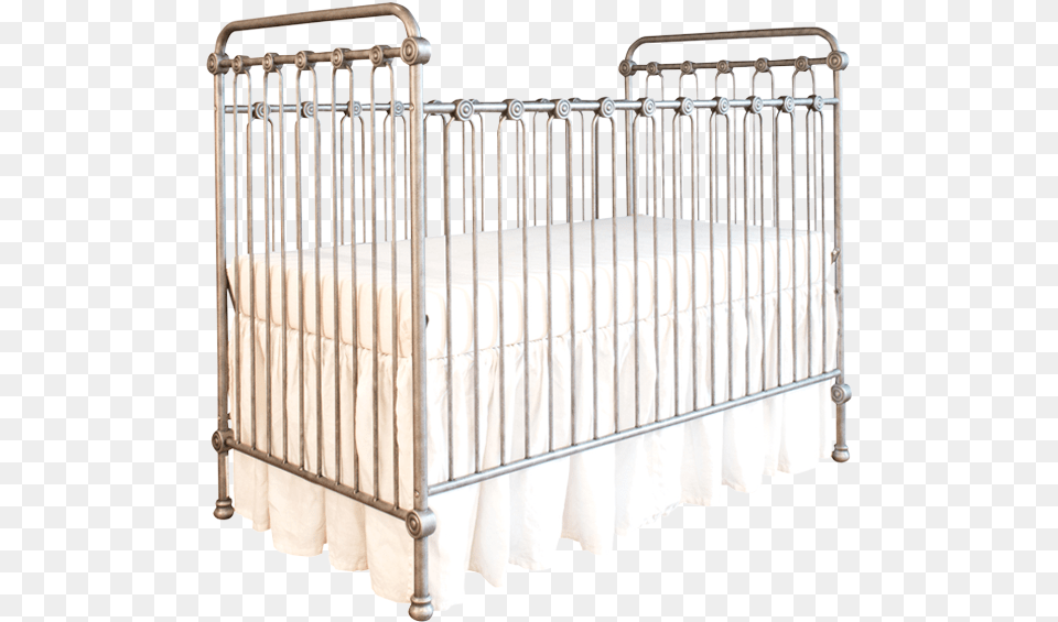 Helping Dad With The Crib Pewter Baby Crib, Furniture, Infant Bed Png Image