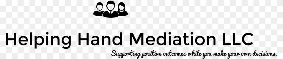 Helping Hand Mediation Llc Logo Black, Gray Free Transparent Png
