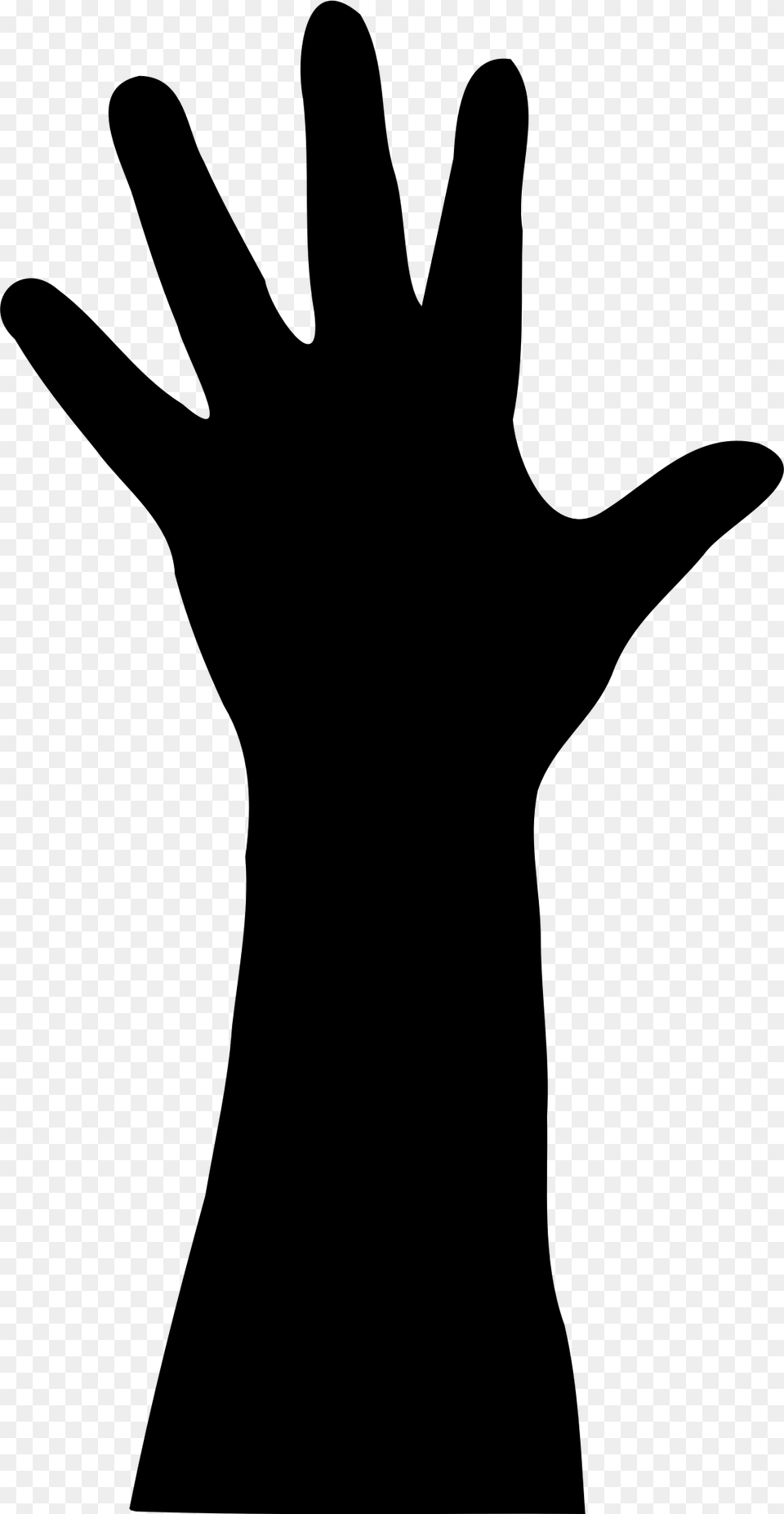 Helping Hand Up Clip Art, Silhouette, Body Part, Clothing, Glove Free Png Download