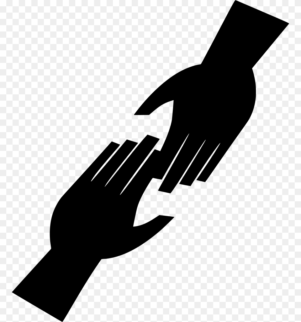 Helping Hands Transparent Transparent Helping Hand Clipart, Gray Png Image