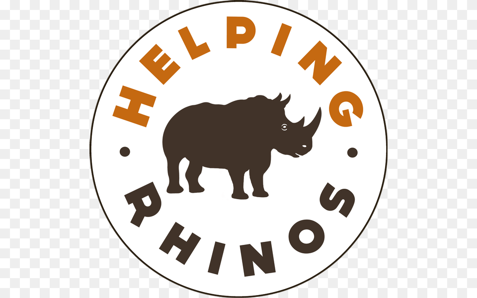 Helping Rhinos Window Sticker Helping Rhinos, Animal, Cattle, Cow, Livestock Png