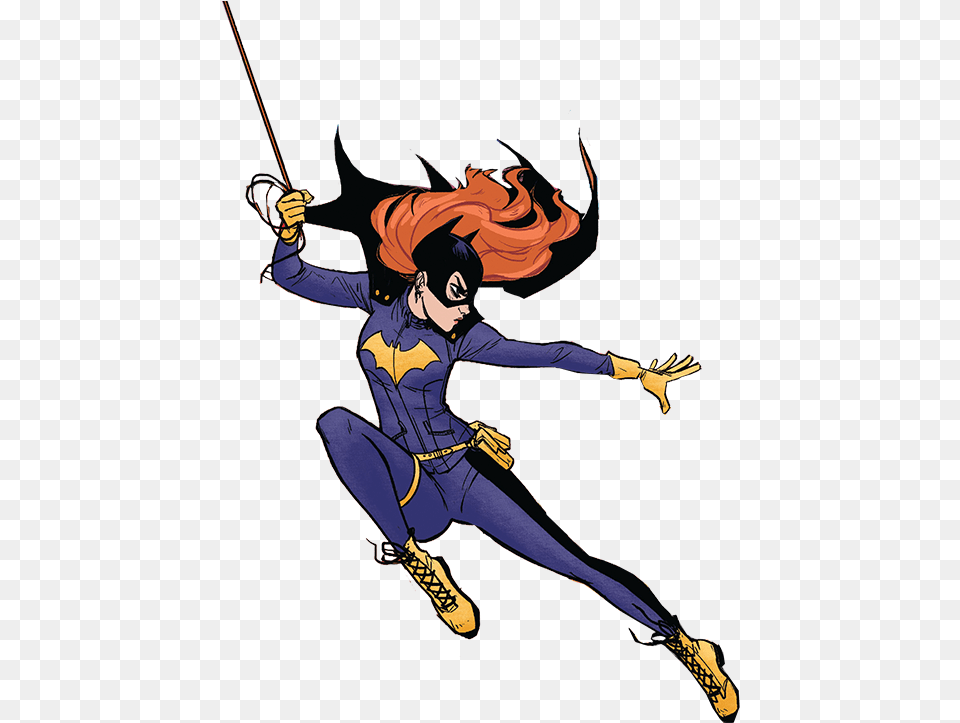 Helping Show Off Her New Look While Reinforcing Batgirl Cartoon, Book, Comics, Publication, Adult Free Transparent Png