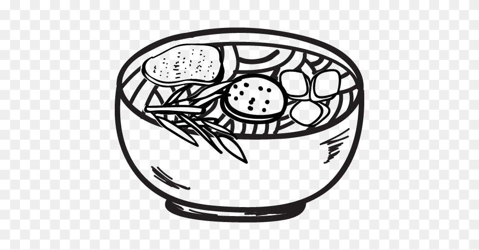 Hem Restaurant Vietnamese Noodle Soup Kitchen, Art, Doodle, Drawing, Bowl Png