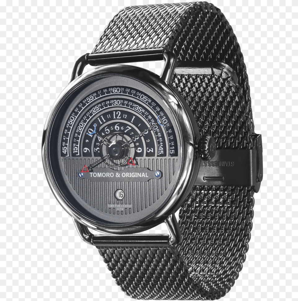 Hemi Circle Dial Watch Analog Watch, Arm, Body Part, Person, Wristwatch Free Png