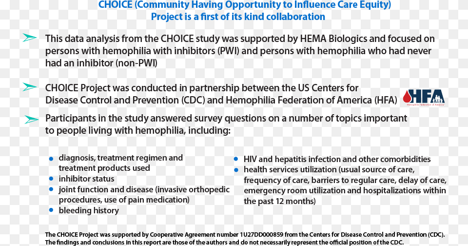 Hemophilia Federation Of America, Page, Text Free Transparent Png