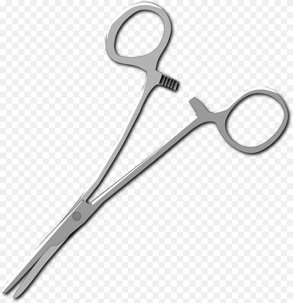 Hemostat Clamp Clipart, Device, Tool, Bow, Weapon Png Image