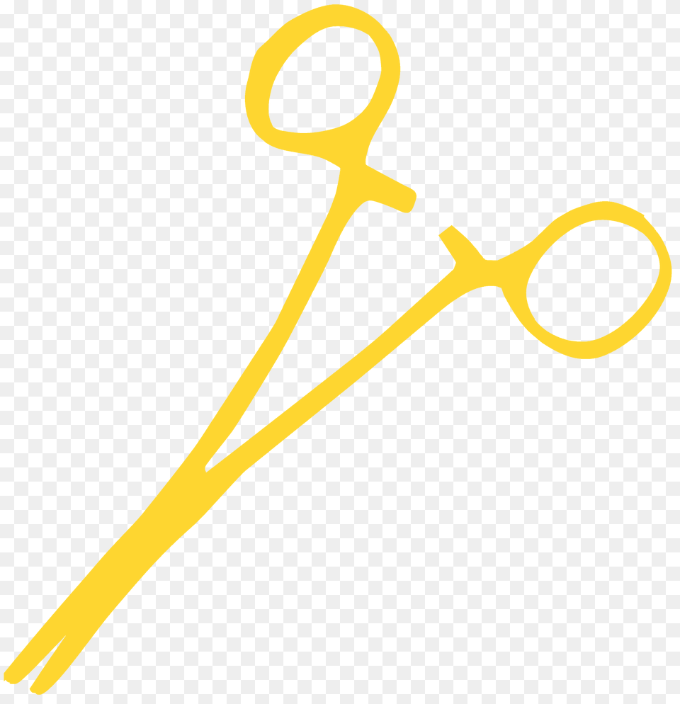 Hemostat Clamp Silhouette, Device, Tool Free Png Download