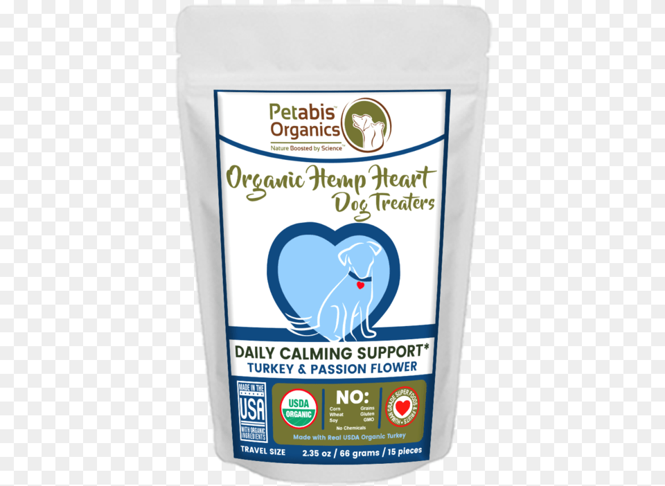 Hemp Heart Daily Calming Treaters 15 Pieces Turkey Companion Dog, Powder, Flour, Food Free Png Download