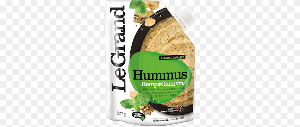 Hemp Hummus Naan, Herbs, Plant, Food Png Image