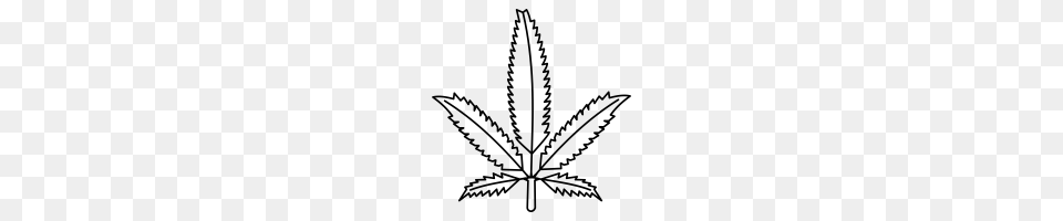 Hemp Leaf Icons Noun Project, Gray Png Image