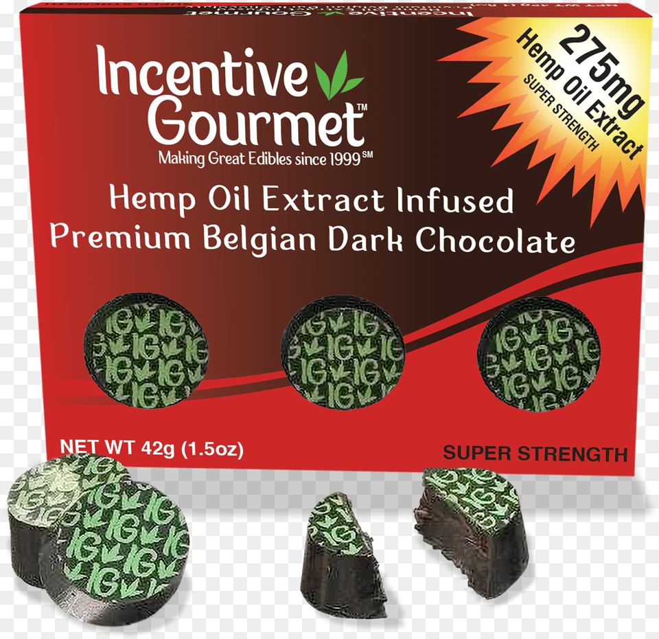 Hemp Oil Extract Infused Premium Belgian Dark Chocolate Chocolate, Dessert, Food, Sweets Free Png