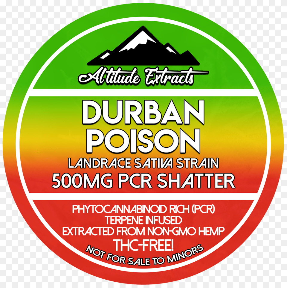 Hemp Shatter Durban Poison Landrace Sativa, Advertisement, Poster Free Png Download