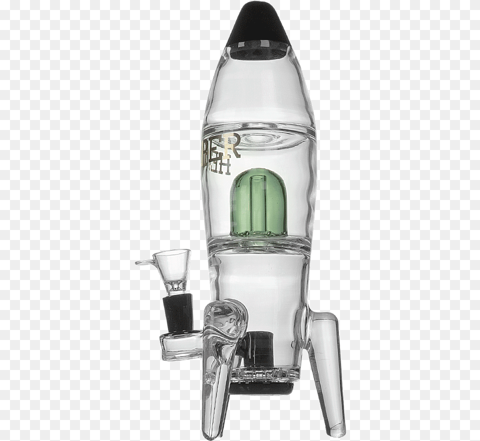 Hemper Rocket Bong Hemper Rocket Ship Bong, Bottle, Shaker, Glass Free Png