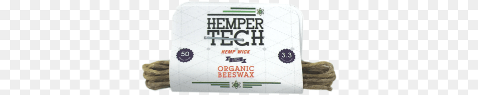 Hemper Tech Organic Beeswax Hempwick Hemper Hemp Wick, Rope Free Png Download