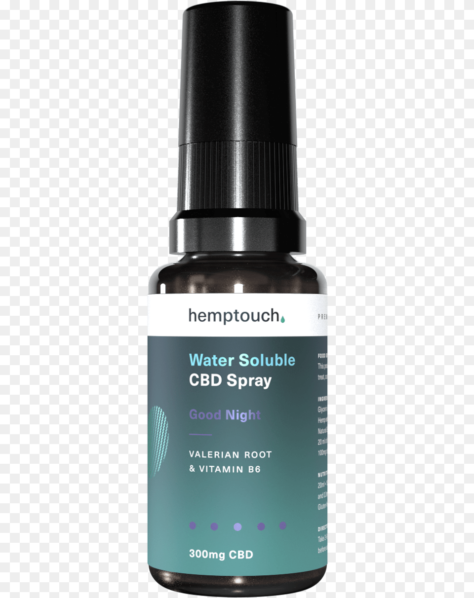 Hemptouch Good Night Cbd Water Soluble Spray With Valerian Cosmetics, Bottle, Perfume, Shaker Free Png