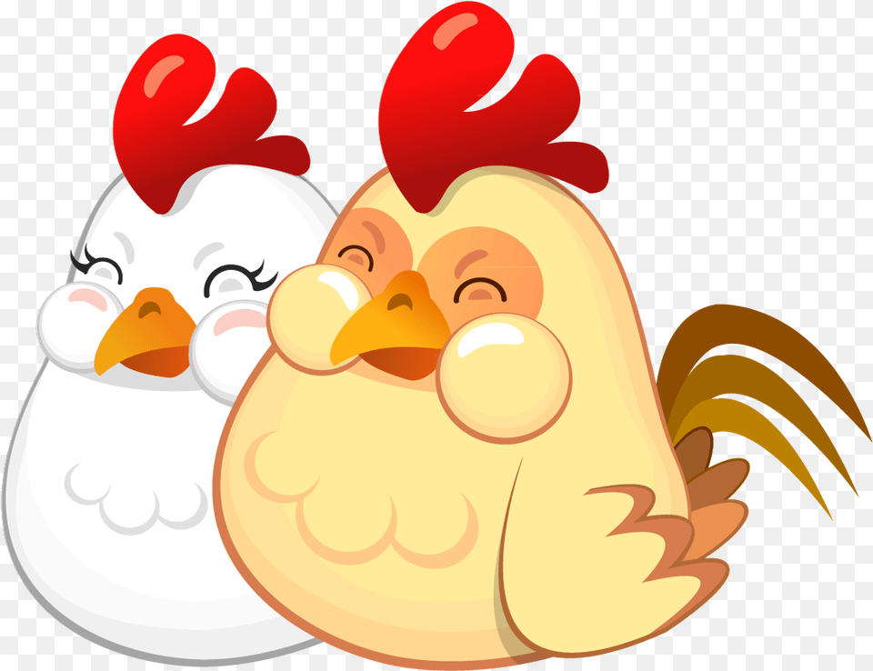 Hen Cute Cartoon Download Cartoon Hen, Animal, Beak, Bird, Fowl Free Transparent Png