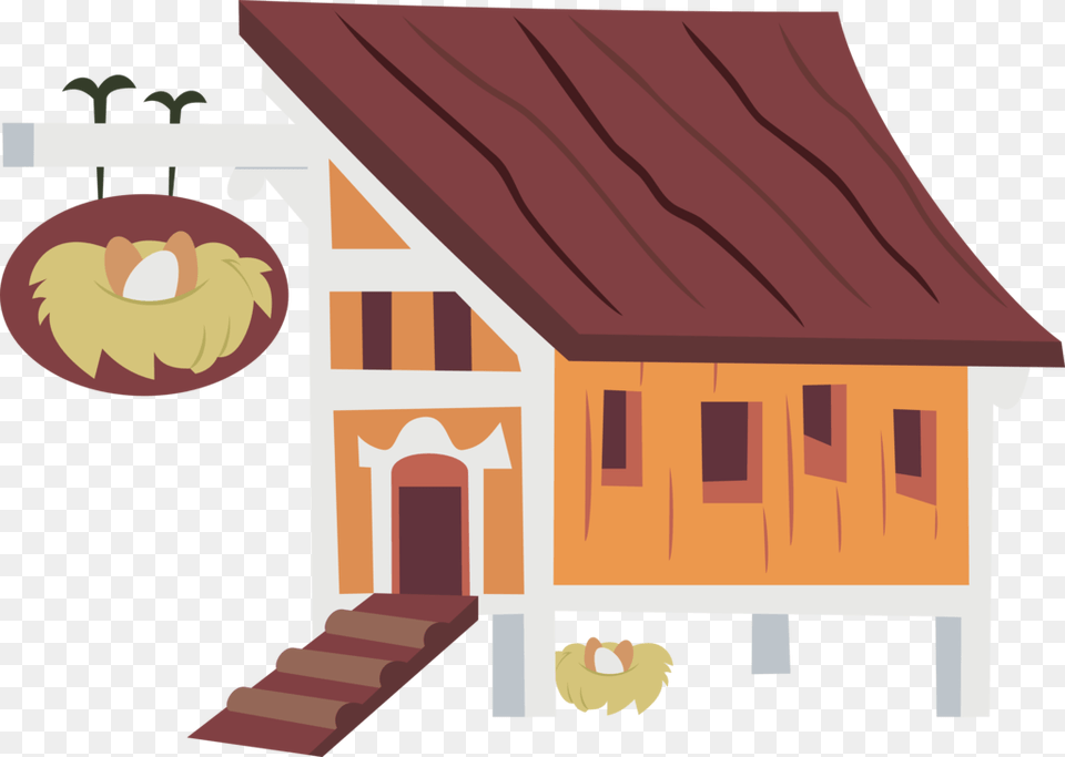 Hen House By Jeatz Hen House Clipart, Nature, Outdoors, Countryside, Architecture Free Png Download