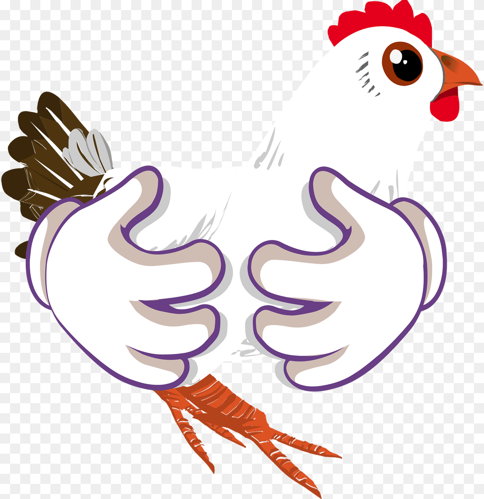 Hen Hug Clipart, Animal, Bird, Chicken, Fowl Free Transparent Png
