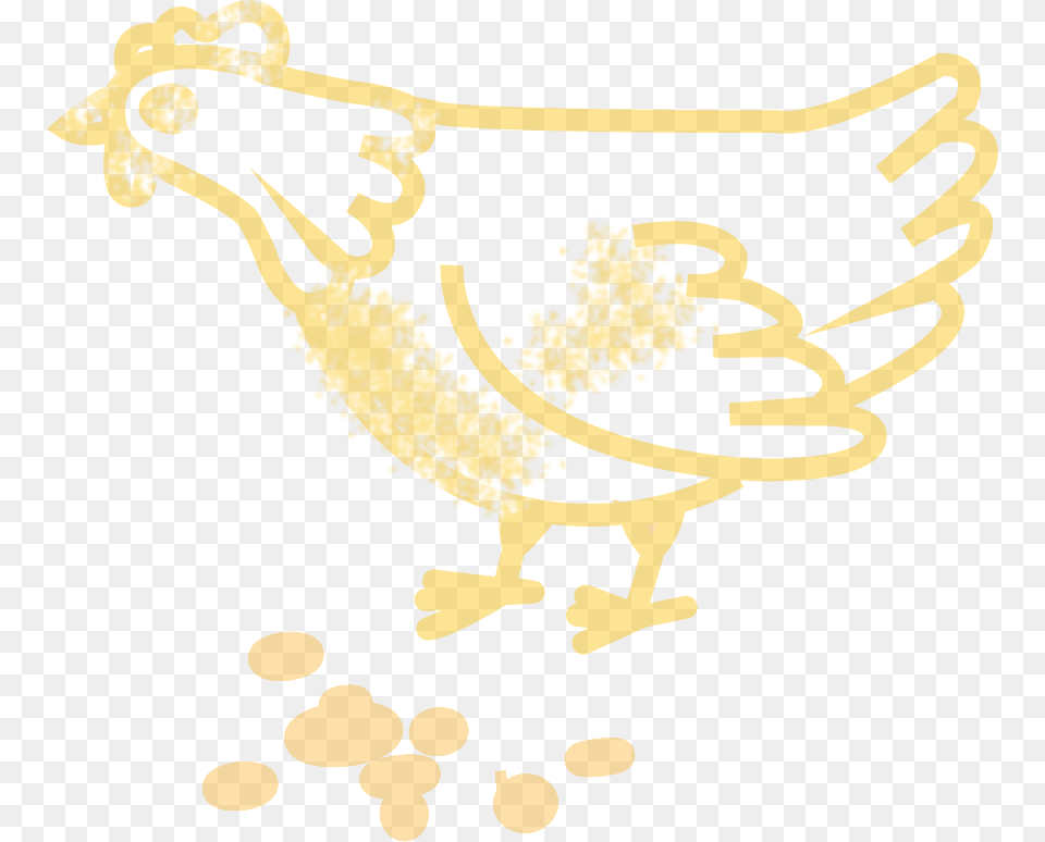 Hen Illustration, Yellow Png