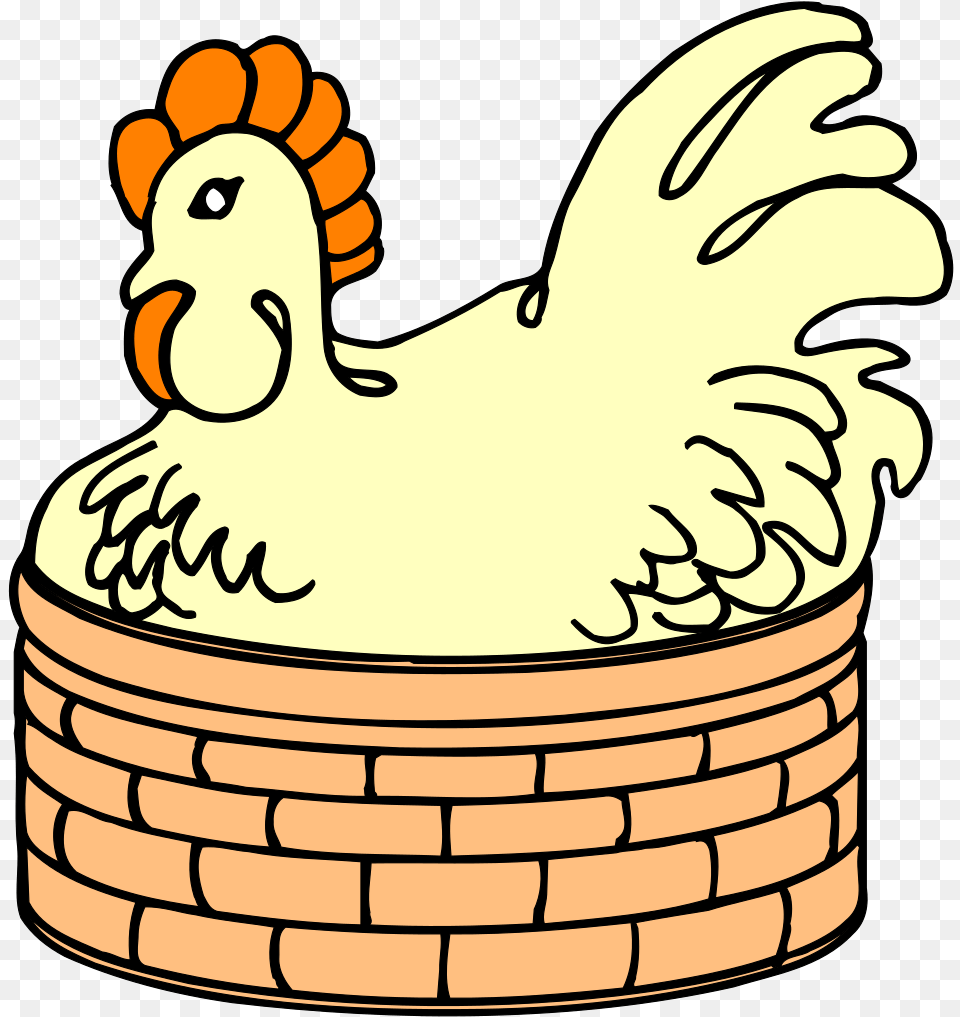 Hen In Basket Svg Clip Arts Basket Clip Art, Face, Head, Person, Baby Free Png