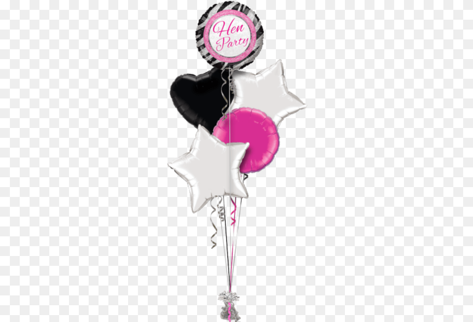 Hen Party Zebra Stripes Hen Party Balloon 18 Inch Hen Party Foil Balloon, Accessories Png