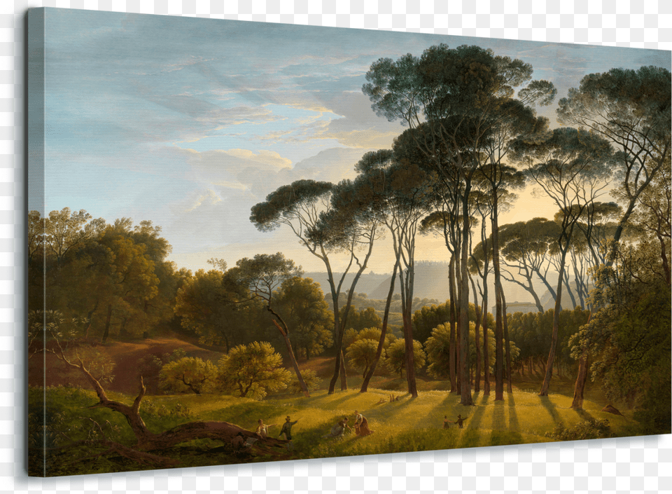Hendrik Voogd Italian Landscape, Art, Painting, Outdoors, Nature Free Png Download