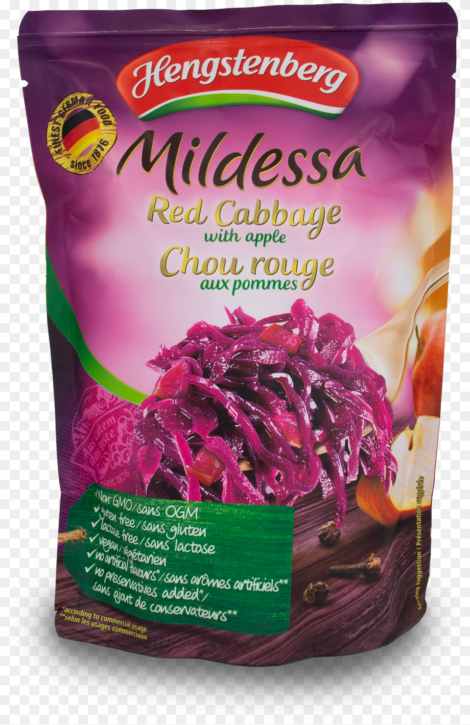 Hengstenberg Mildessa Red Cabbage With Apple 400g Beet Greens, Food, Leafy Green Vegetable, Plant, Produce Free Png