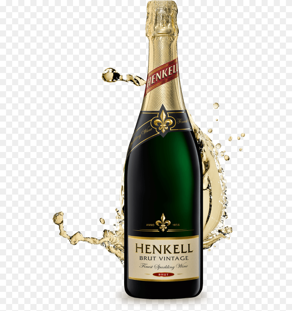 Henkell Trocken, Alcohol, Beer, Beverage, Bottle Free Transparent Png