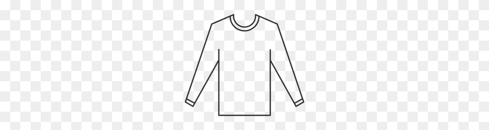 Henley Long Sleeve T Shirt Stroke, Clothing, Long Sleeve, T-shirt, Bathroom Png Image