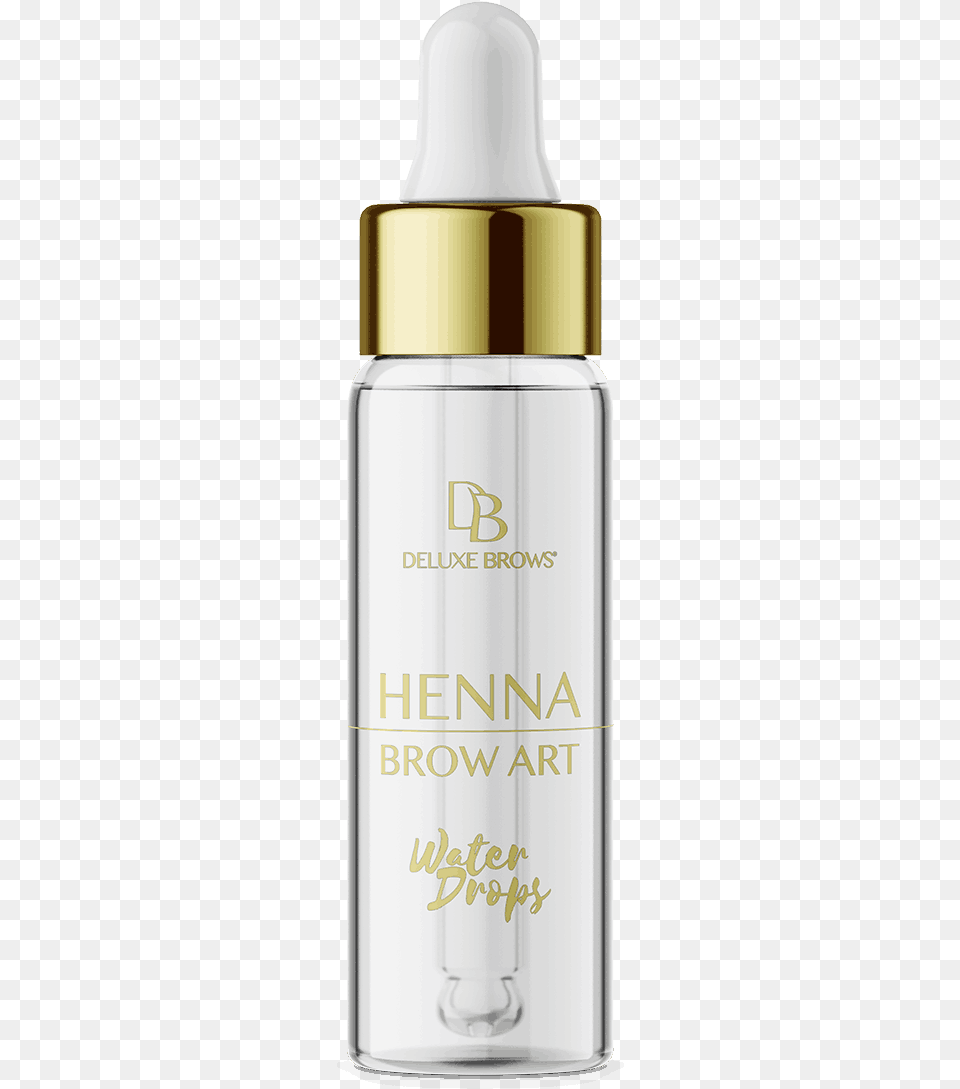 Henna Brow Art Skin Water Drops Cosmetics, Bottle, Perfume Free Png Download