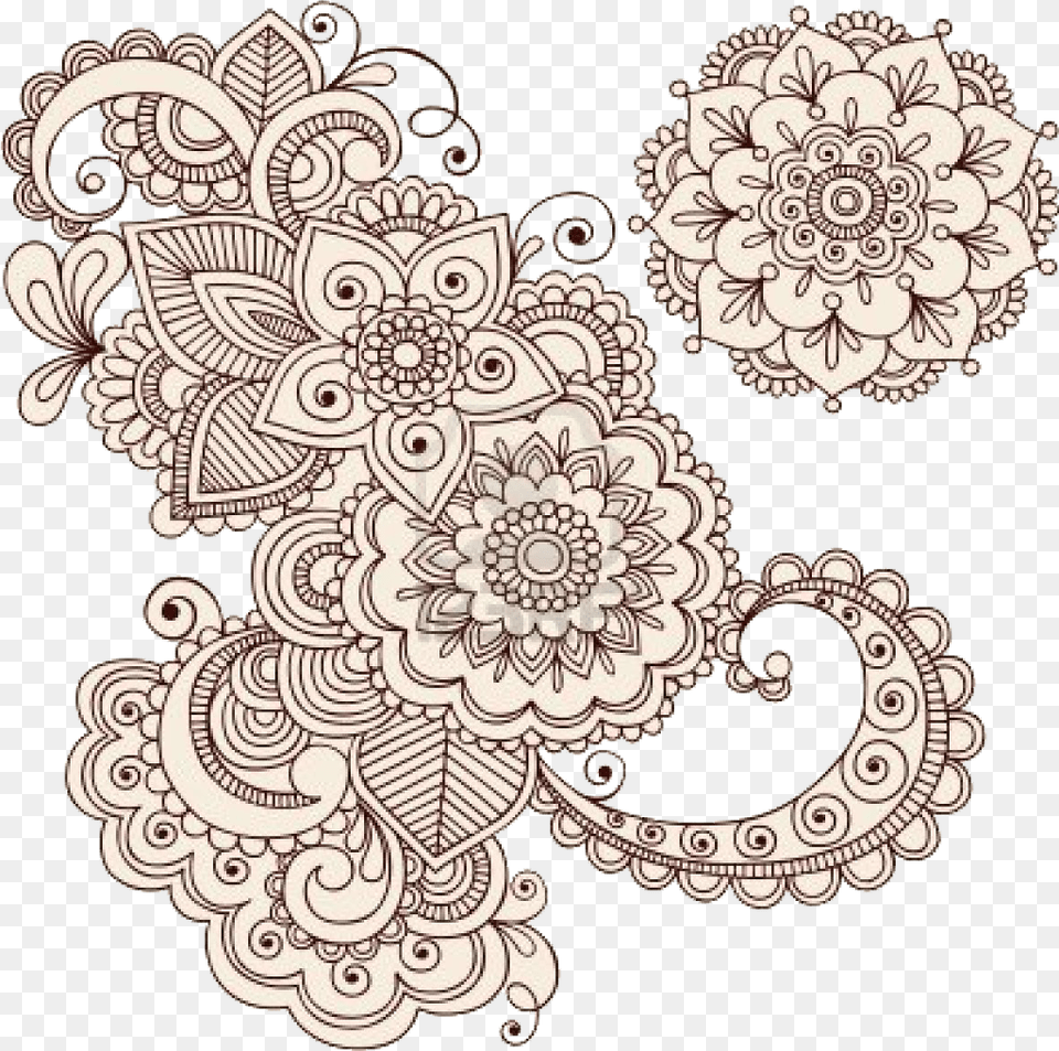 Henna Clipart Flower Ornament Vector, Art, Floral Design, Graphics, Pattern Free Png Download